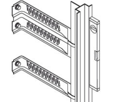 fischer wall holder FLH 140x147x1.5/4x6.6/F-SP R, stainless steel